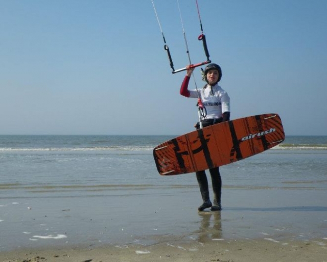 Kitesurf avec Opale Kite